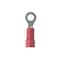 Panduit Ring Terminal, #6 Stud Size, 18 AWG, 600 V, Vinyl Insulated, Red, 1000 PK PV18-6RX-MY - alternate 1